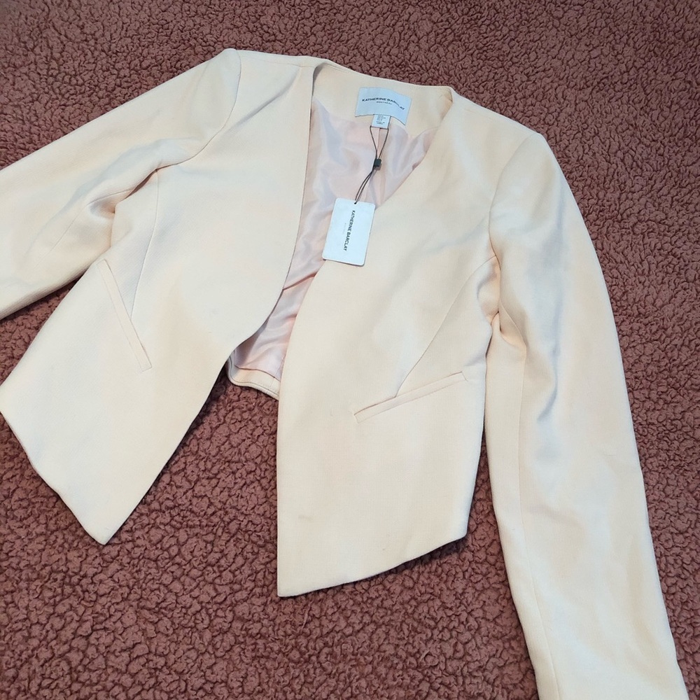 Peach blazer, Size Medium, new with tags